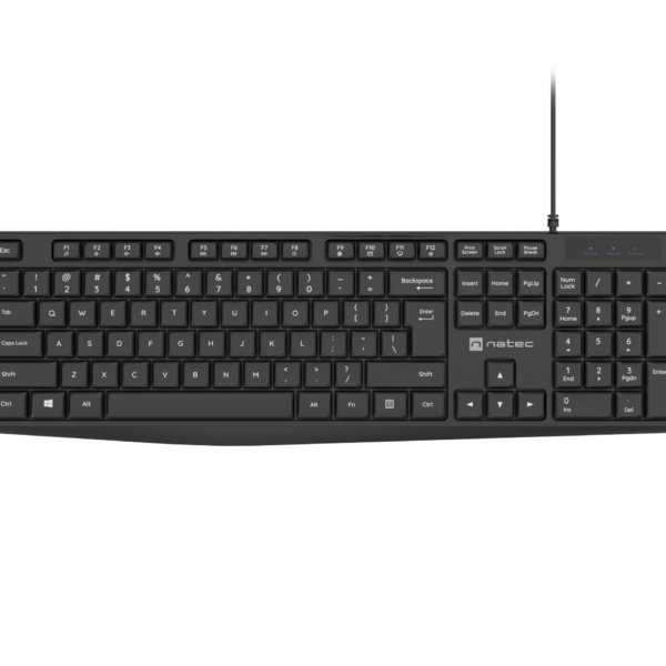 Natec | Keyboard | Nautilus NKL-1950 | Keyboard | Wired | US | Black