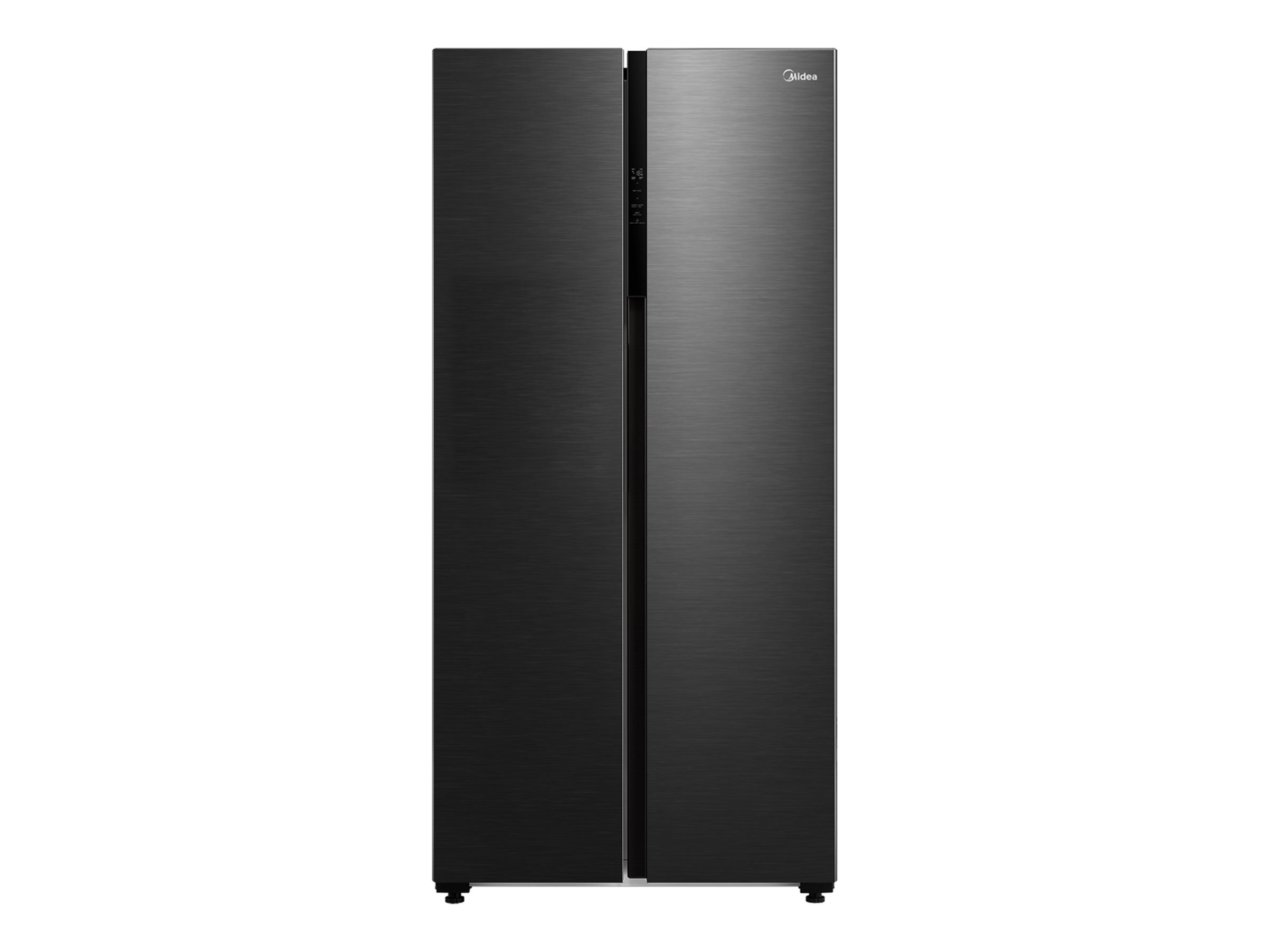 Midea Refrigerator | MDRS619FIE45 | Energy efficiency class E | Free standing | Height 177.5 cm | Side by Side | No Frost system | Fridge net capacity 271 L | Freezer net capacity 189 L | Display | 41 dB | Dark inox