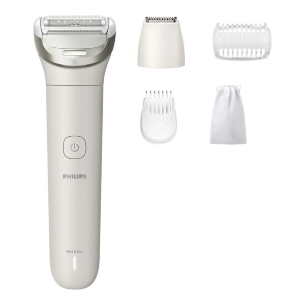 Philips Lady shaver | BRL147/00 Series 8000 | Operating time (max) 100 min | Wet & Dry | Lithium Ion | White/Grey