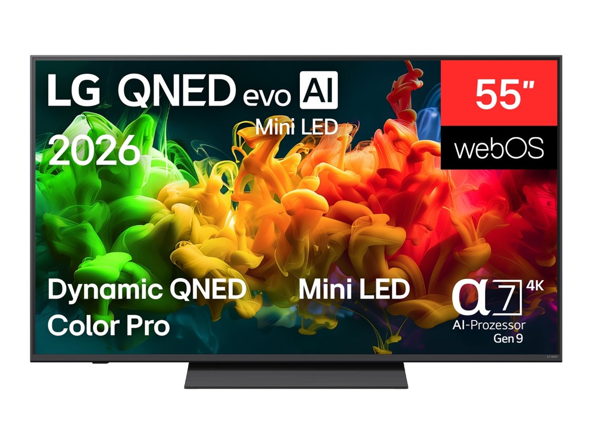 LG QNED 4K evo AI Mini LED TV | 55QNED8EB3B | 55 | Smart TV | webOS | UHD | Black - Image 2
