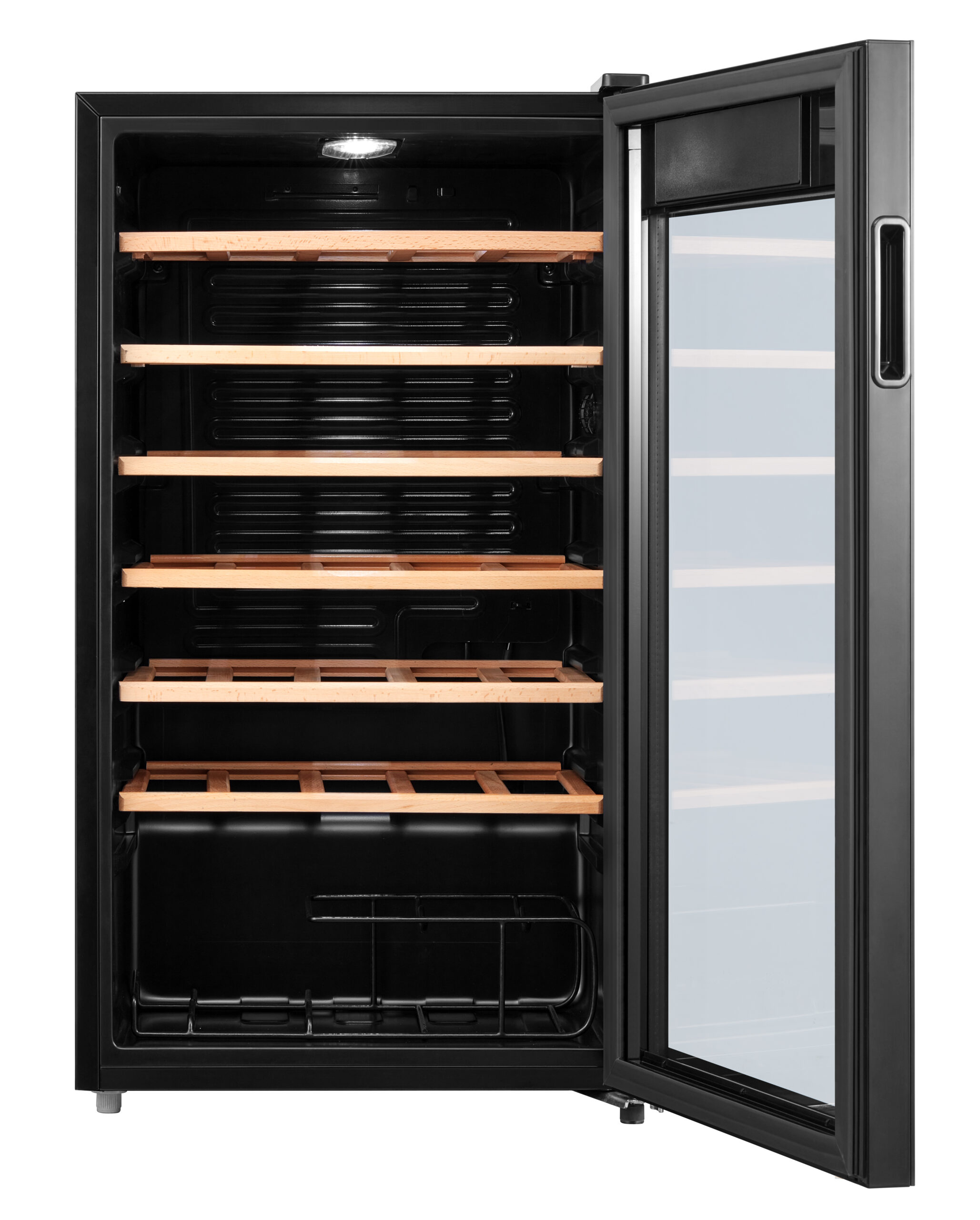 Midea Wine Cooler | MDRW150FGG22W | Energy efficiency class Class G | Free standing | Bottles capacity 34 | Black - Image 4