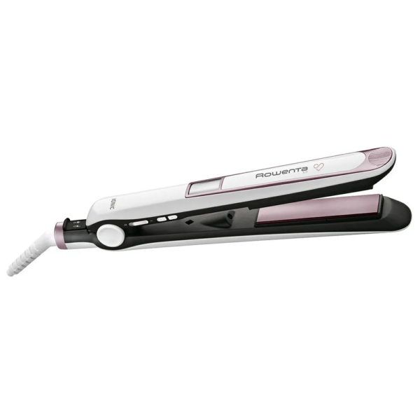 Rowenta Hair straightener | Premium Care SF7460F0 | Ionic function | Display LED display | Temperature (max) 200 °C | Temperature (min) 130 °C | Number of heating levels 4 | White/Pink