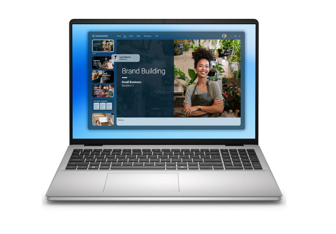 Dell 16 DC16251 | Platinum Silver | 16 " | 2K | 1920 x 1200 pixels | Anti-Glare | Intel Core 7 | 150U | 32 GB | DDR5 | Solid-state drive capacity 1000 GB | Intel Graphics | Ubuntu | 802.11ax | Keyboard language English | Keyboard backlit | Warranty 36 month(s) | Battery warranty 12 month(s)