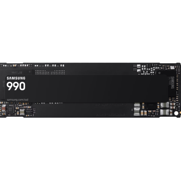 Samsung 990 | 2000 GB | SSD form factor M.2 2280 | Solid-state drive interface PCIe 4.0 x4 NVMe | Read speed 7250 MB/s | Write speed 6450 MB/s