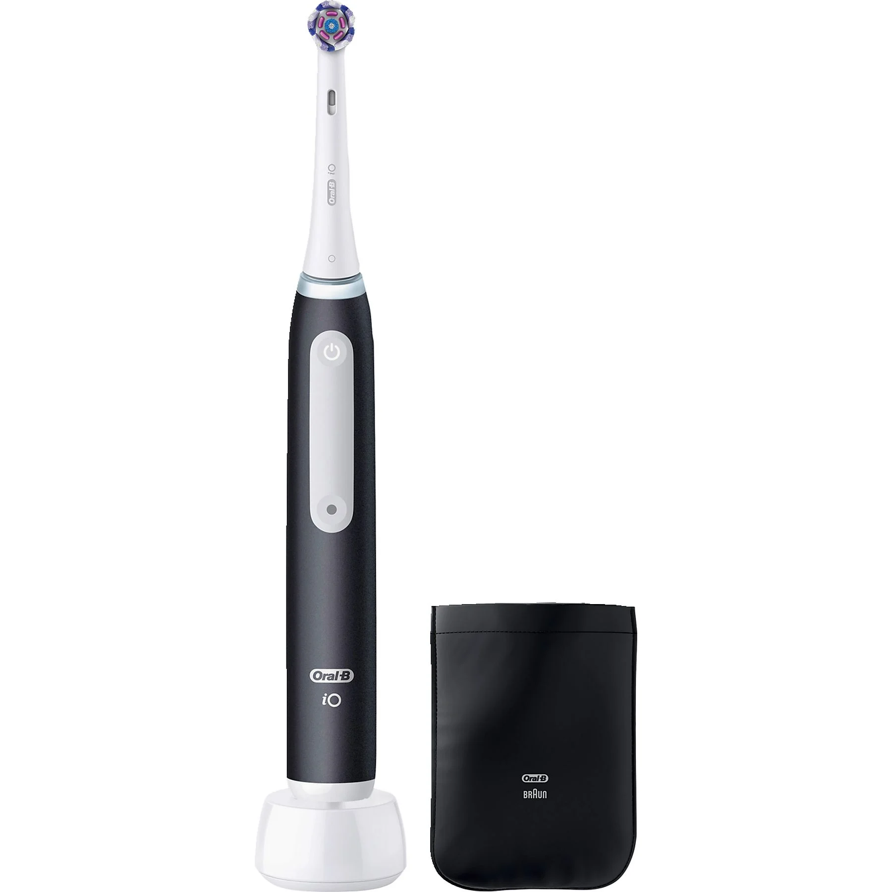 Oral-B Electric Toothbrush | iO White Clean | Rechargeable | For adults | Number of brush heads included 1 | Number of teeth brushing modes 2 | Black/White - Image 3