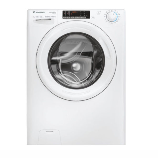 Candy | Washing Machine | CO 474TWM6/1-S | Energy efficiency class A | Front loading | Washing capacity 7 kg | 1400 RPM | Depth 49 cm | Width 60 cm | Digital | Wi-Fi | White