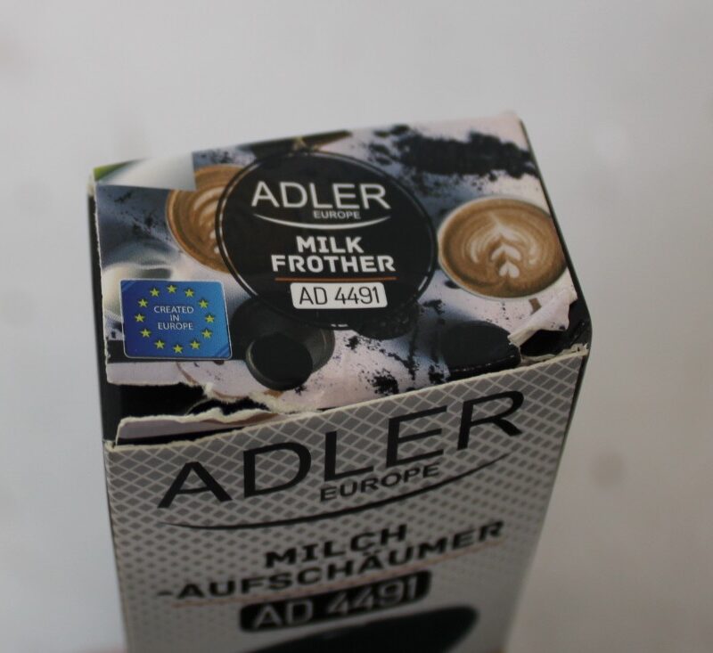 SALE OUT. Adler Milk Frother | AD 4491 | Milk frother | Black | DAMAGED PACKAGING - Image 2