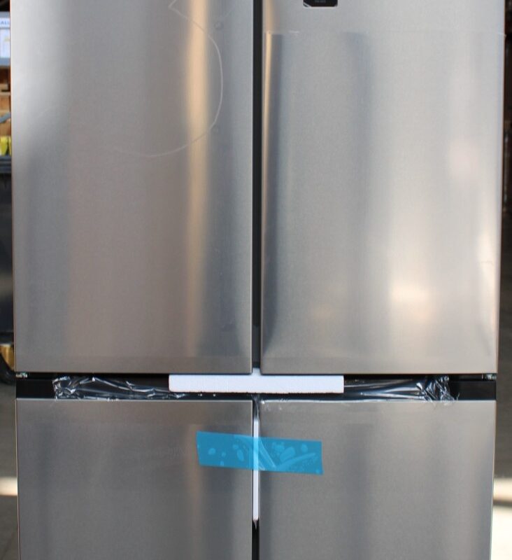 SALE OUT. Xiaomi Mijia Refrigerator Cross Door 502L EU | Energy efficiency class E | Free standing | Side by Side | Height 191.2 cm | No Frost system | Fridge net capacity 326 L | Freezer net capacity 176 L | 37 dB | Brushed Silver | DAMAGED PACKAGING, REFURBISHED