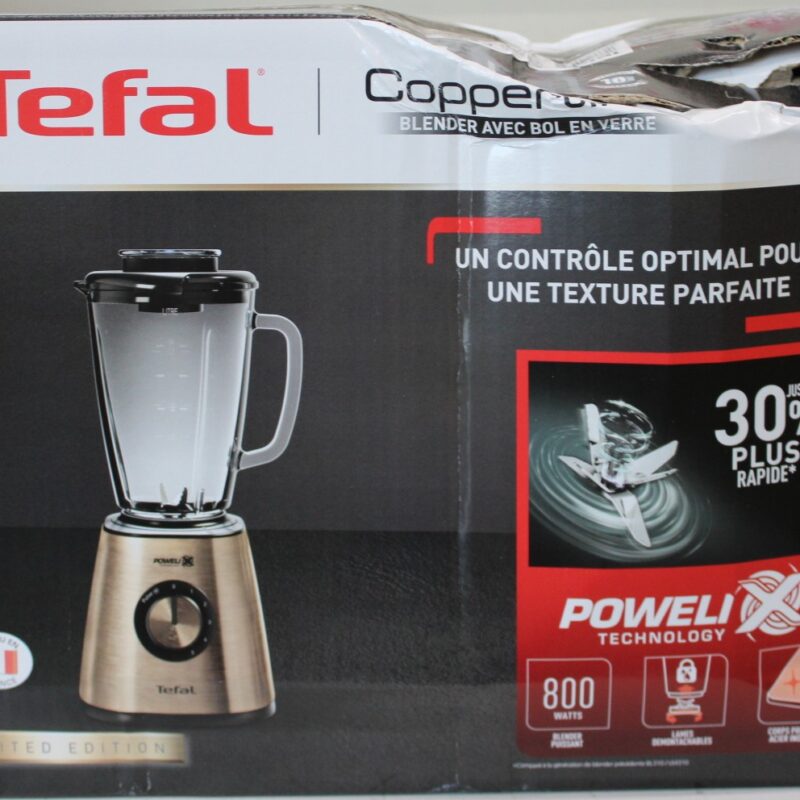 SALE OUT. | TEFAL Blender | BlendForce BL439G10 | Tabletop | 800 W | Jar material Glass | Jar capacity 1.75 L | Ice crushing | Copper | DAMAGED PACKAGING - Image 5