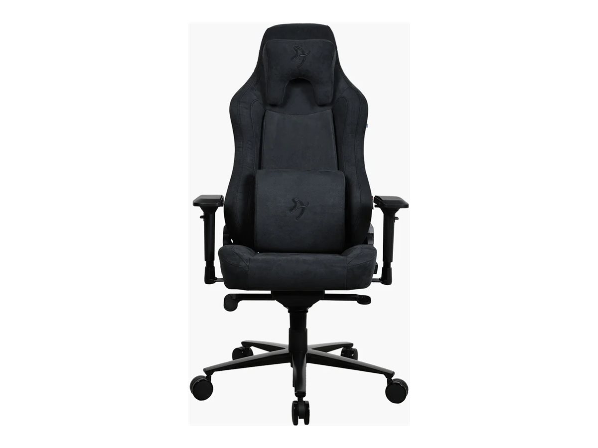 Arozzi Vernazza SuperSoft | Gaming Chairs | Frame material: Metal; Wheel base: Aluminium; Upholstery: Microfiber fabric made with very fine synthetic fibers | Pure Black