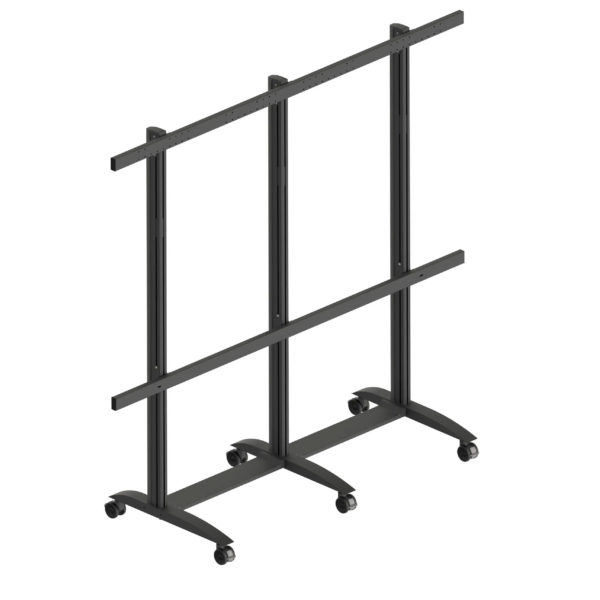 EDBAK Floor stand | TRV400.006 Videoconferencing trolley for Samsung | Height adjustment | 130 " | Maximum weight (capacity) 200 kg | Black