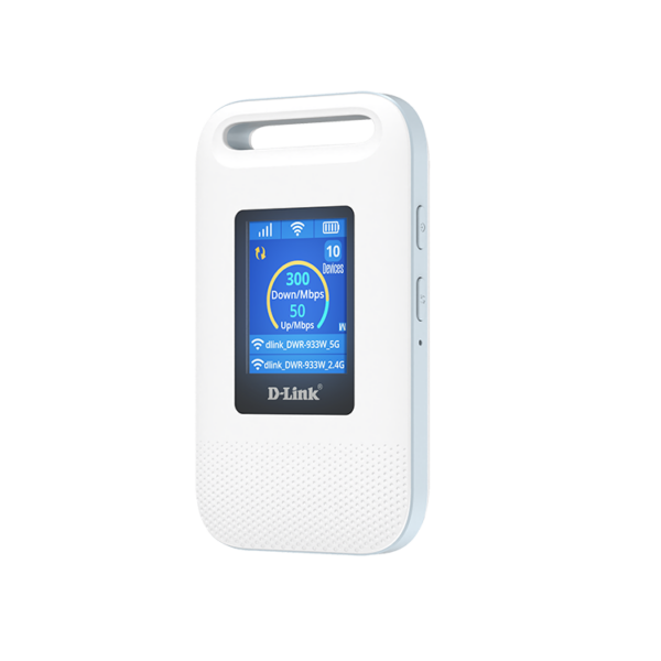D-Link 4G LTE+ AX600 Wi-Fi 6 Mobile Hotspot | DWR-933W | 802.11ax | Mesh Support No | MU-MiMO No | 4G