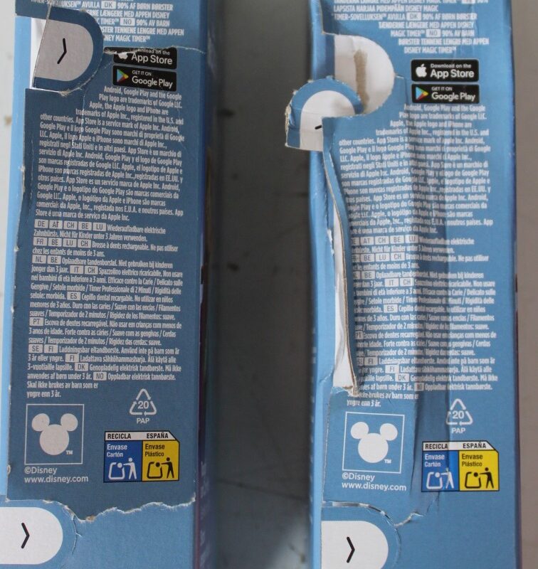 SALE OUT. Oral-B Vitality PRO Kids Frozen Electric Toothbrush, Blue | Oral-B Electric Toothbrush | Vitality PRO Kids Frozen | Warranty 24 month(s) | Rechargeable | For kids | Number of brush heads included 1 | Number of teeth brushing modes 2 | Blue | DAMAGED PACKAGING - Image 2