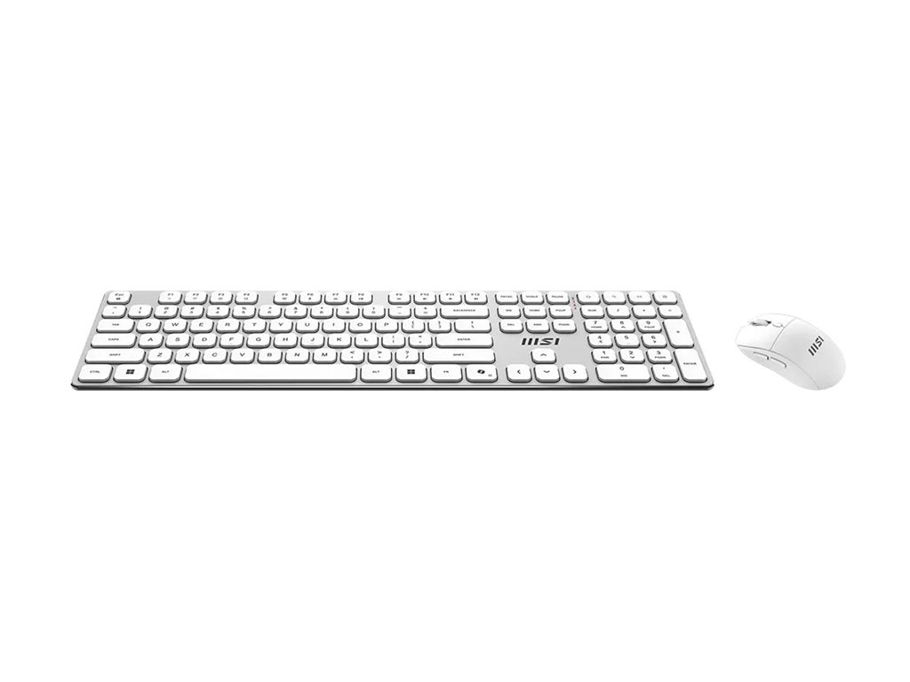 MSI FORGE K210 WIRELESS COMBO WHITE US | Keyboard and Mouse Set | Wireless | Mouse included | US | White - Image 5