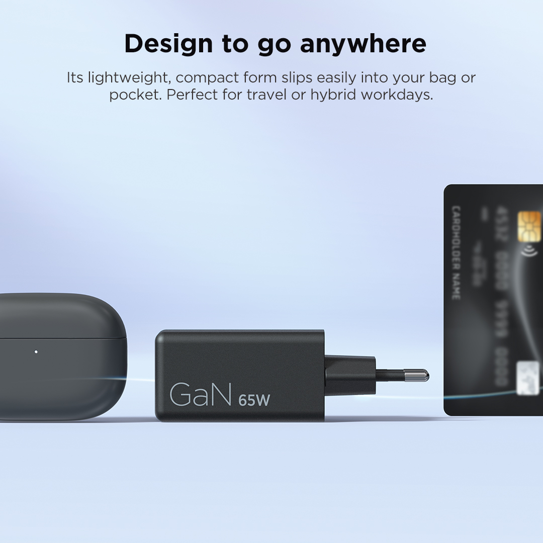 Lenovo Mini GaN USB-C 65W (EU) | USB-C | 65 W | Power adapter - Image 7