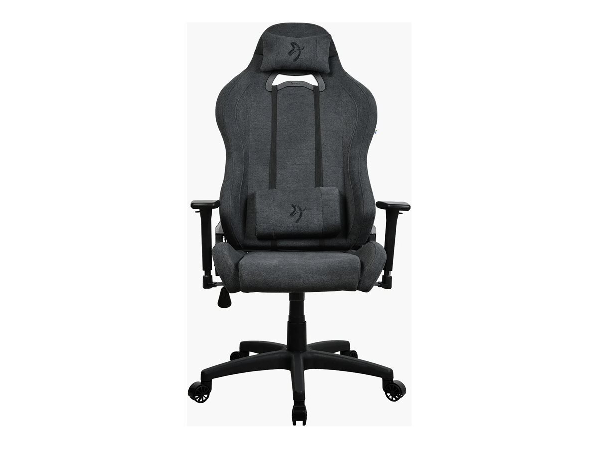 Arozzi Torretta SoftFabric | Gaming Chair | Frame material: Metal; Wheel base: Nylon; Cover: SoftFabric | Dark Grey - Image 4