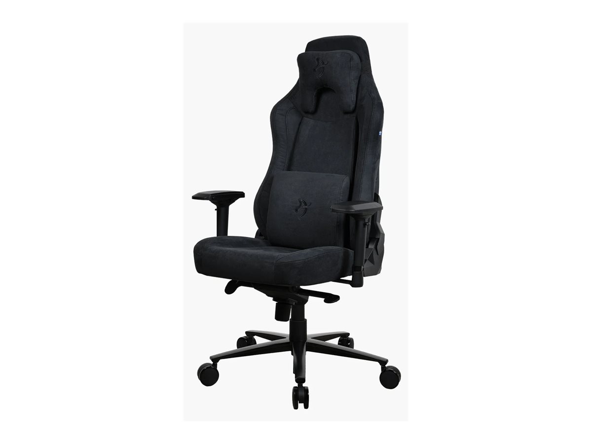 Arozzi Vernazza SuperSoft | Gaming Chairs | Frame material: Metal; Wheel base: Aluminium; Upholstery: Microfiber fabric made with very fine synthetic fibers | Pure Black - Image 2