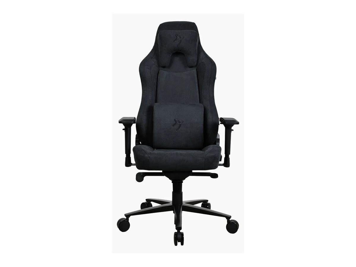 Arozzi Vernazza SuperSoft | Gaming Chairs | Frame material: Metal; Wheel base: Aluminium; Upholstery: Microfiber fabric made with very fine synthetic fibers | Pure Black - Image 3