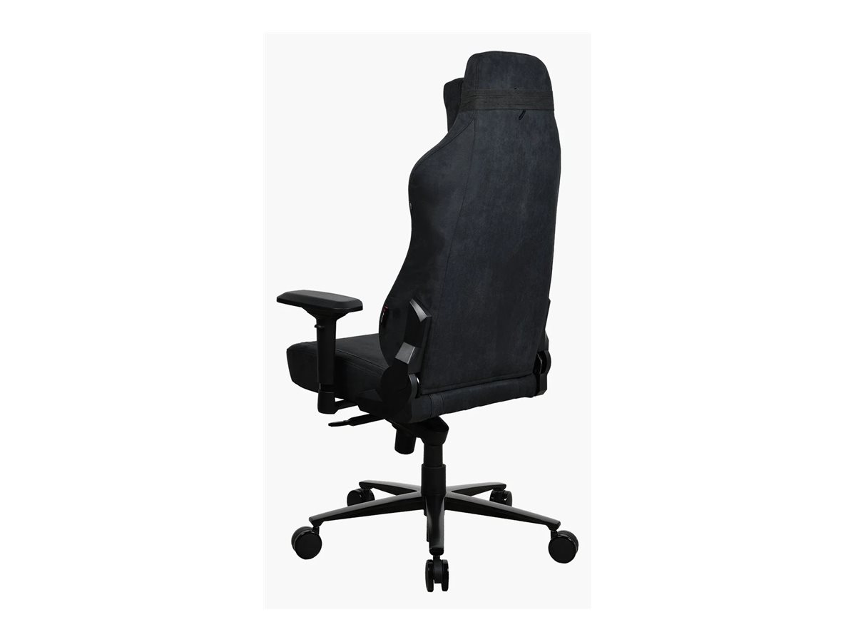 Arozzi Vernazza SuperSoft | Gaming Chairs | Frame material: Metal; Wheel base: Aluminium; Upholstery: Microfiber fabric made with very fine synthetic fibers | Pure Black - Image 4