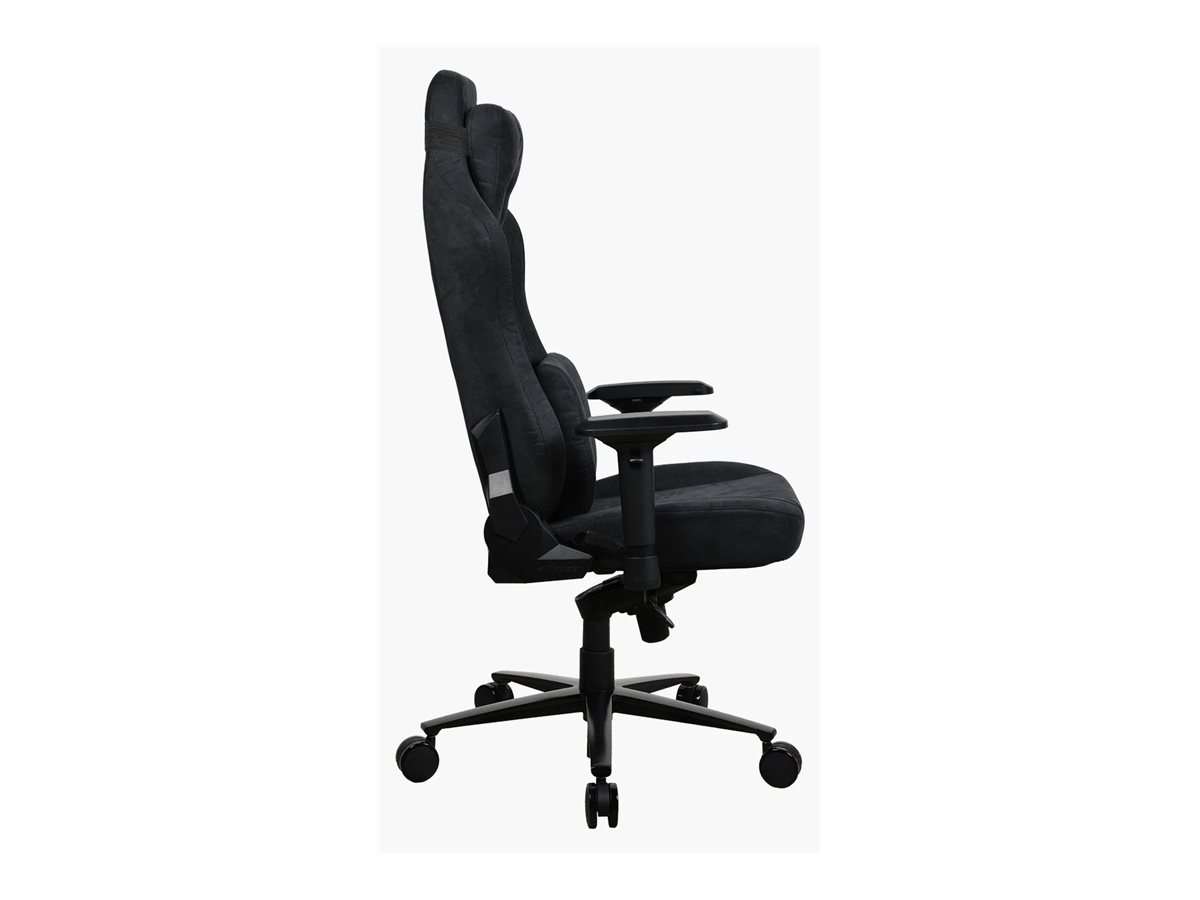 Arozzi Vernazza SuperSoft | Gaming Chairs | Frame material: Metal; Wheel base: Aluminium; Upholstery: Microfiber fabric made with very fine synthetic fibers | Pure Black - Image 5