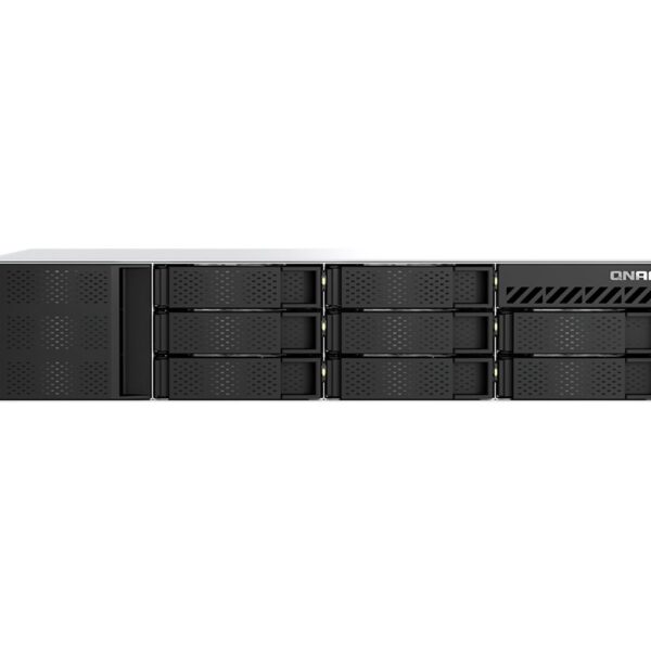 QNAP 2.5GbE, 8-Bay, 8-Core Intel CPU, 8GB RAM, M.2 Slots, PCIe Slots, Redundant Power | TS-855eU-RP-8G | Intel | 8 GB