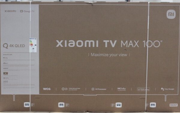 SALE OUT. Xiaomi TV Max 2025 100" (3840 × 2160) | Xiaomi | TV | Max 2025 | 100 | Smart TV | Google TV | UHD | Grey | DAMAGED PACKAGING