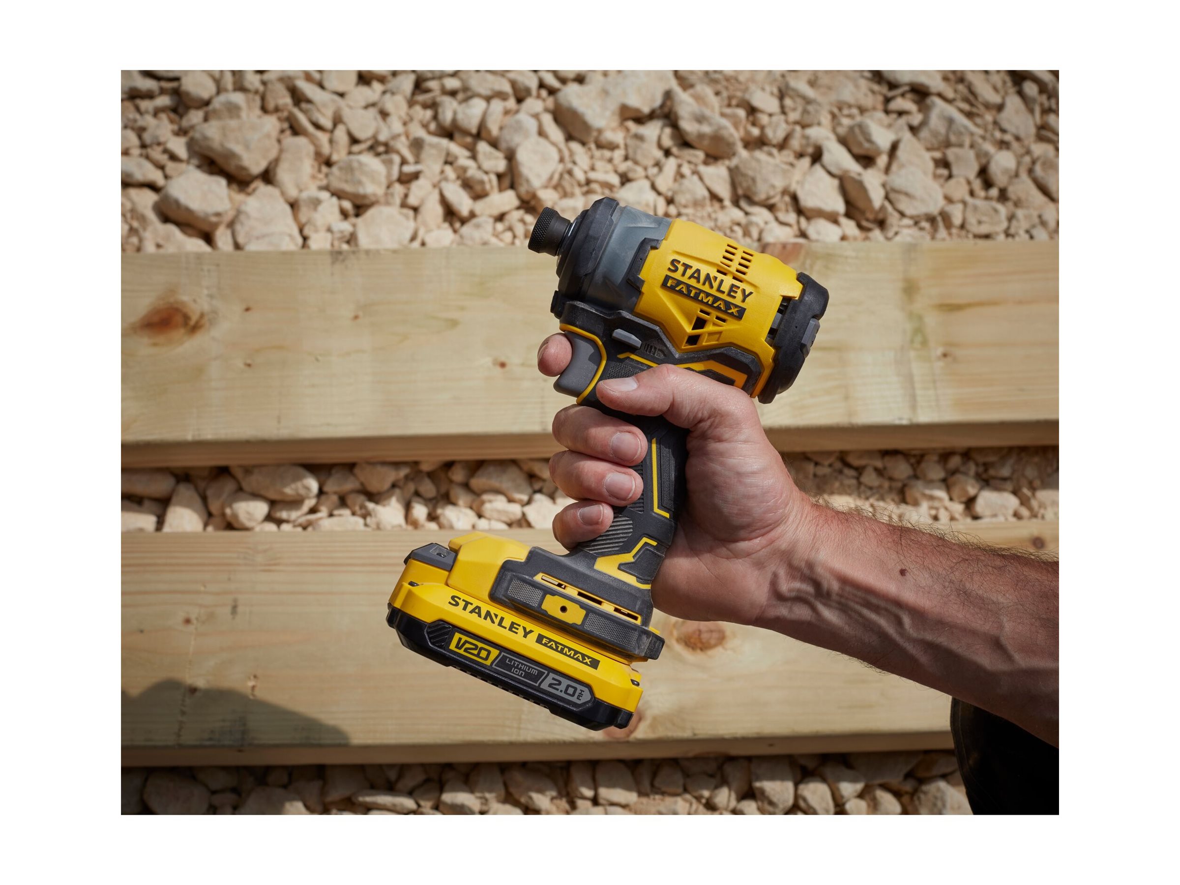 Stanley | 18V V20 Brushless 3-Speed Impact Driver - 2.0Ah Kit | SFMCF820D2K-QW | 18 V | 2.0 Ah | Lithium Ion - Image 4