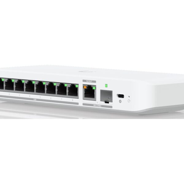 Ubiquiti | Flex 2.5G | Flexible, 8-port 2.5 GbE switch | Desktop | Managed | 10 Gbps (RJ-45) ports quantity 1 | SFP+ ports quantity 1