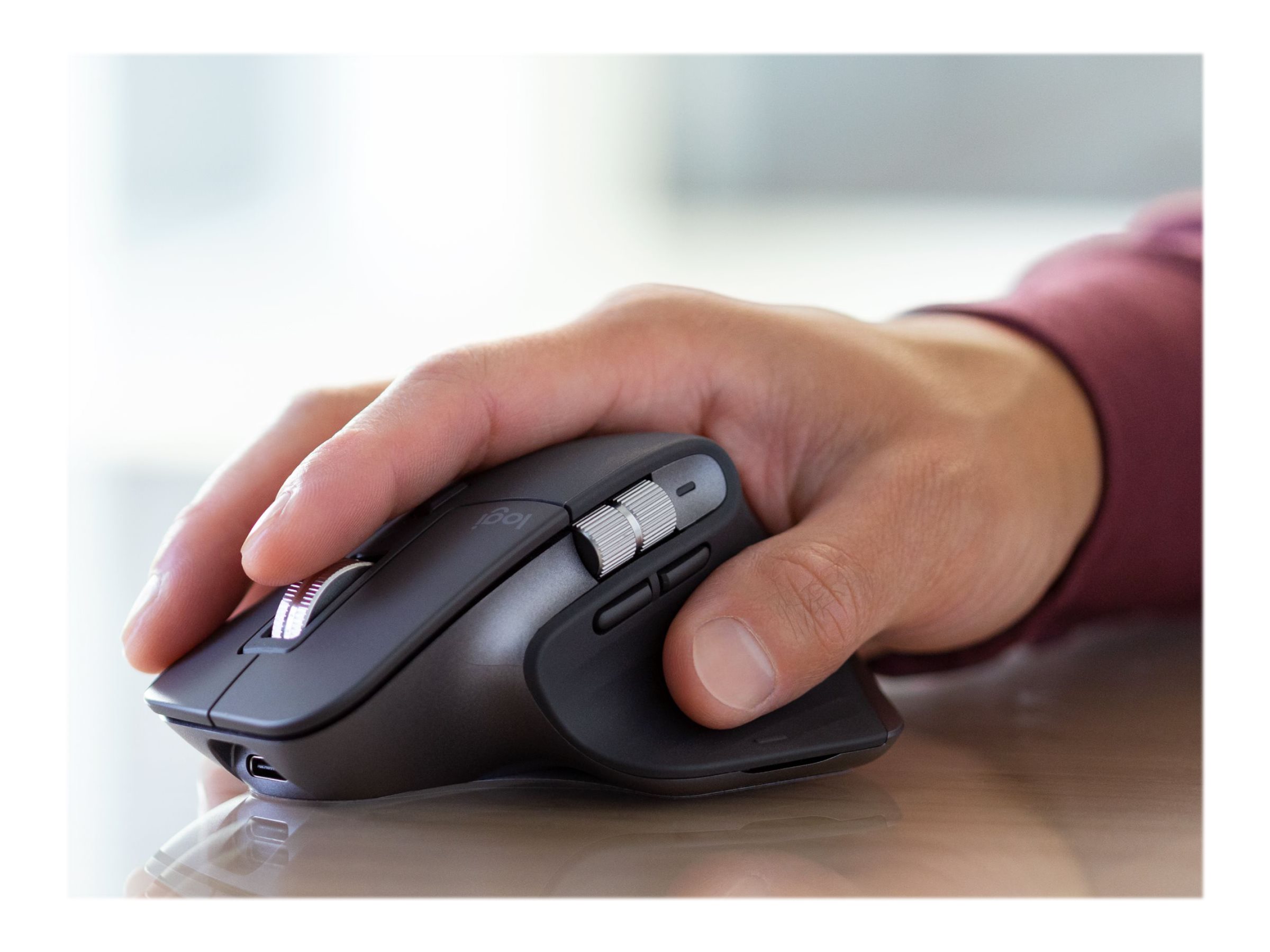 Logitech Mouse | MX MASTER 3S | Wireless | Bluetooth | Graphite - Image 7