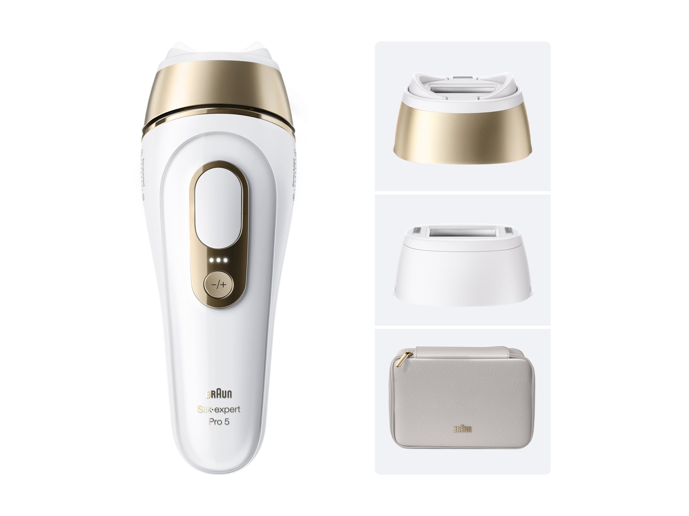 Braun IPL Epilator | Silk expert Pro 5 PL5210 | Number of power levels 3 | White/Gold - Image 6