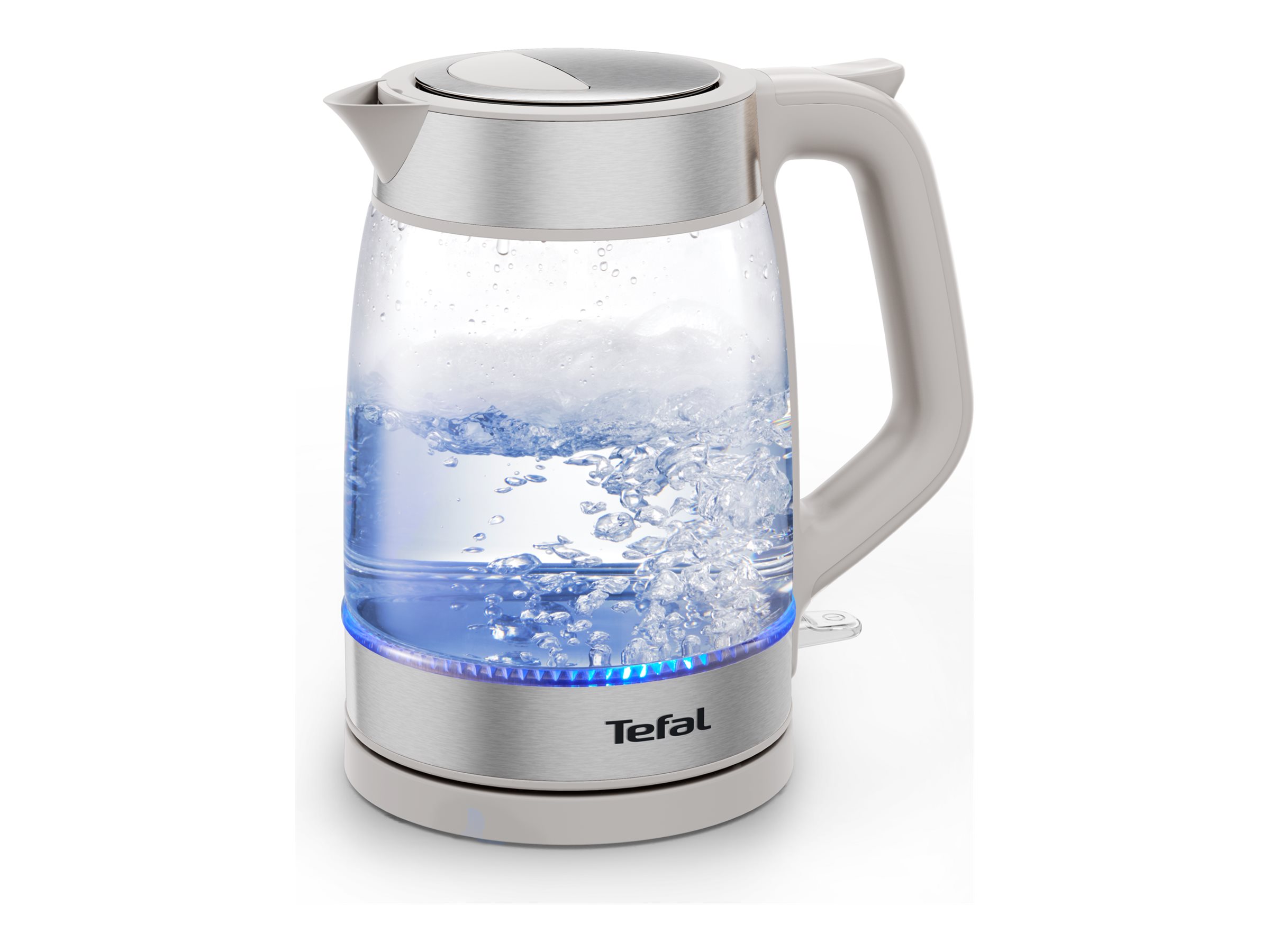 TEFAL Kettle | KI605B30 | 2200 W | Electric | 1.7 L | Glass | 360° rotational base | Grey - Image 2