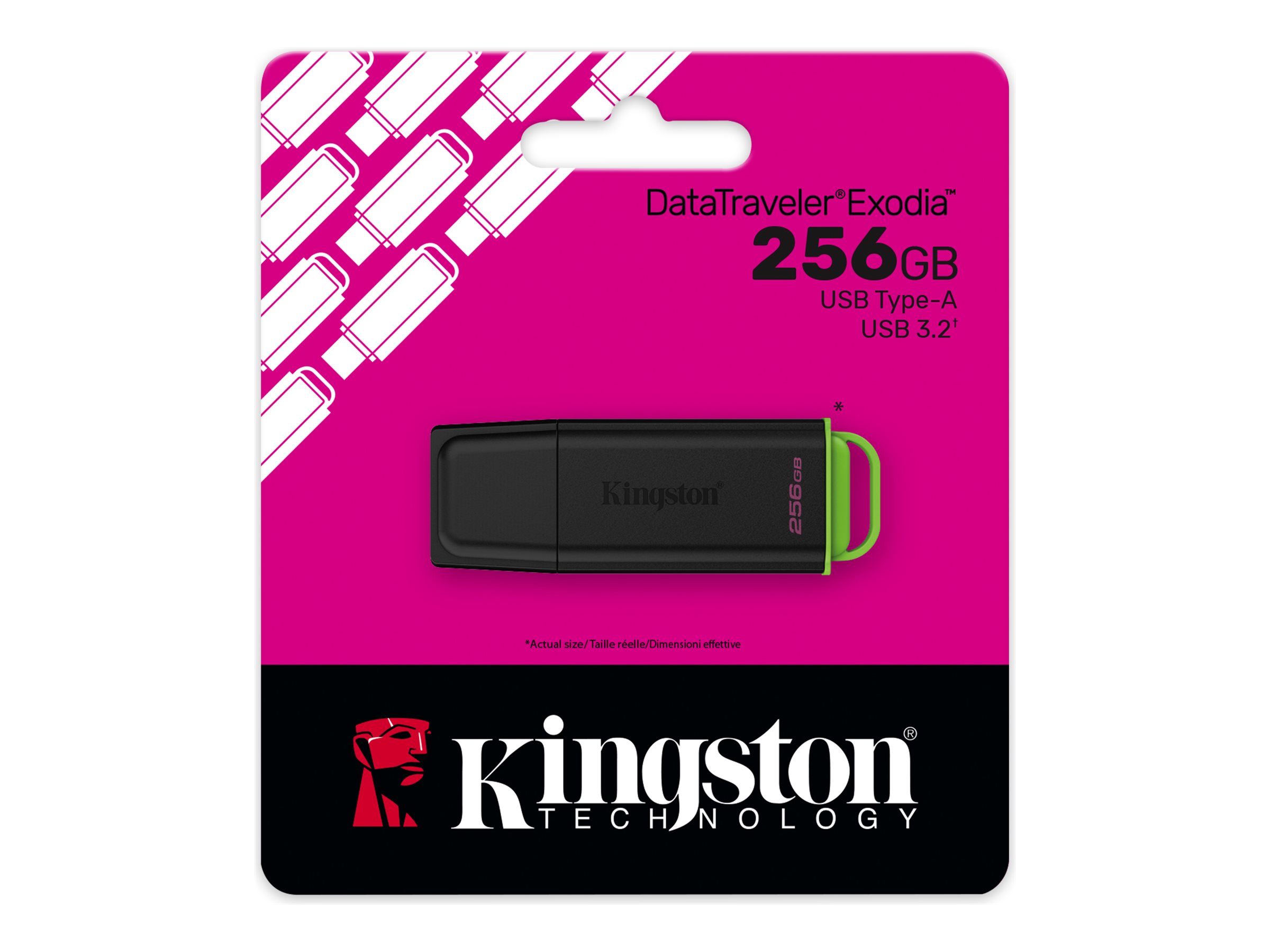 Kingston USB Flash Drive | DataTraveler Exodia | 256 GB | USB Type-A | Black - Image 4