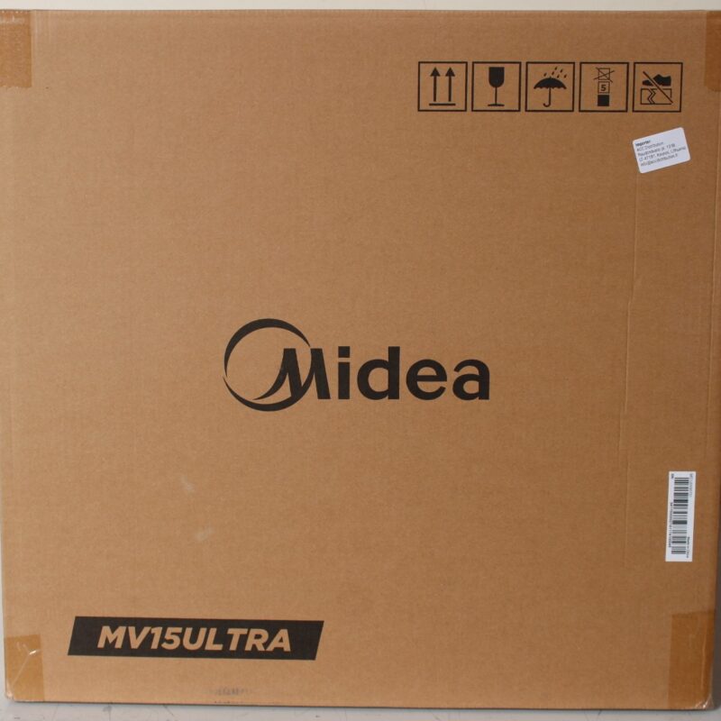 SALE OUT. Midea V15 Robot Vacuum Cleaner | Midea Robot Vacuum Cleaner | V15 | Wet&Dry | 5200 mAh | Dust capacity 3 L | 16200 Pa | Black | MISSING INNER PACKAGING, DEMO