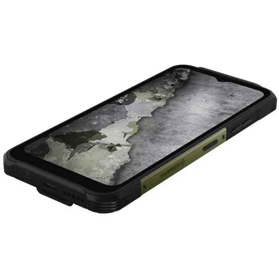 Hammer | Construction 2 | Green | 6.58 " | 1080 x 2408 pixels | Mediatek | Dimensity 6300 | Internal RAM 6 GB | 256 GB | Dual SIM | 3G | 4G | 5G | Main camera resolution 50 MP | Android | 14 | 6500 mAh