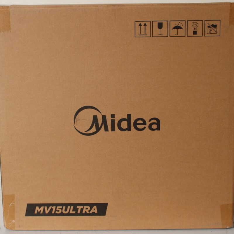 SALE OUT. Midea V15 Robot Vacuum Cleaner | Midea Robot Vacuum Cleaner | V15 | Wet&Dry | 5200 mAh | Dust capacity 3 L | 16200 Pa | Black | MISSING INNER PACKAGING, DEMO - Image 2