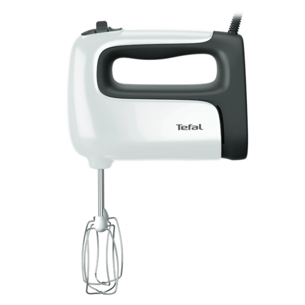 TEFAL | Hand mixer | HT460138 Prep'Mix | 500 W | Hand Mixer | Number of speeds 5 | Turbo mode | White/Grey