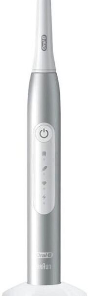 Oral-B Pulsonic Slim Luxe 4000 Sonic | Electric Toothbrush | Rechargeable | For adults | Number of brush heads included 1 | Number of teeth brushing modes 3 | Platinum