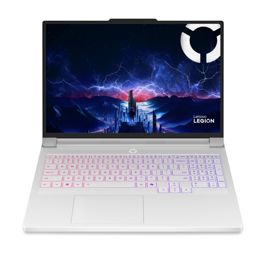 Lenovo Legion Pro 7 16IAX10H Intel | Glacier White | 16 " | OLED | WQXGA | 2560 x 1600 pixels | Glossy | Intel Core Ultra 9 | 290HX Plus | 64 (2x32GB) GB | CSODIMM DDR5 | Solid-state drive capacity 2000 GB | NVIDIA GeForce RTX 5090 | GDDR7 | 24 GB | Windows 11 Home | 802.11be | Bluetooth version 5.4 | Keyboard language English | Keyboard backlit | Warranty 24 month(s) | Battery warranty 12 month(s)