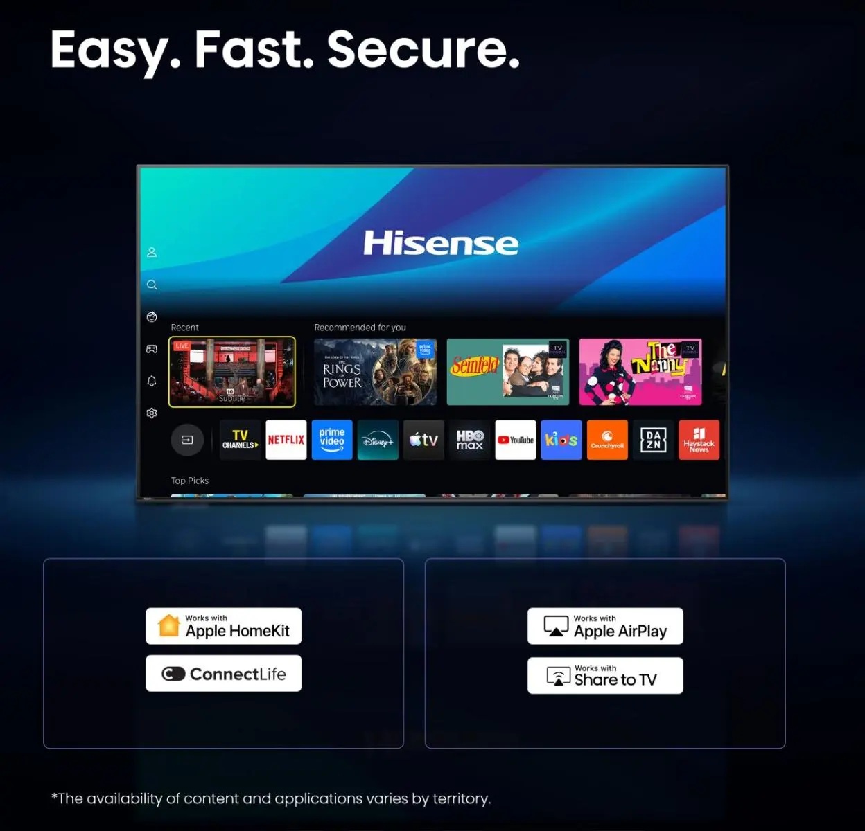 Hisense TV | 32A4S | 32 | Smart TV | VIDAA Smart OS | HD | Black - Image 9