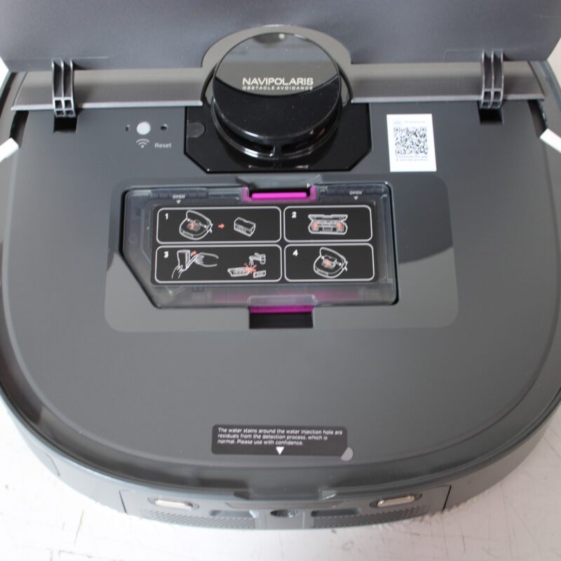 SALE OUT. Midea V15 Robot Vacuum Cleaner | Midea Robot Vacuum Cleaner | V15 | Wet&Dry | 5200 mAh | Dust capacity 3 L | 16200 Pa | Black | MISSING INNER PACKAGING, DEMO - Image 7