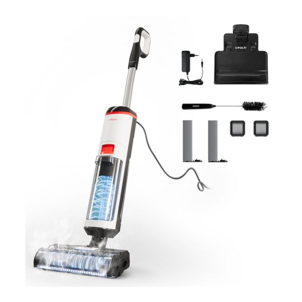 Polti Corded Steam Cleaner | RollySteam WD10 | Power 750 W | Water tank capacity 0.6 L | White/Black