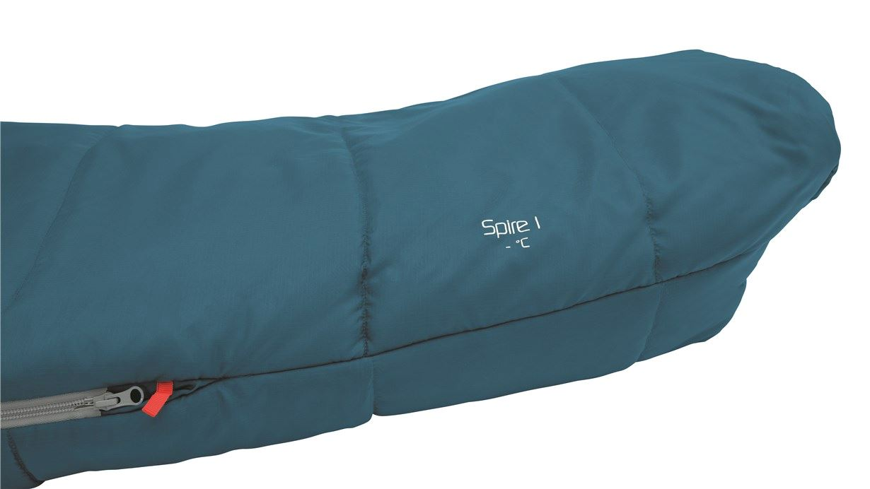 Robens | Spire I | Sleeping Bag | 220 x 80 x 50 cm | -17/4 °C | Left Zipper | Ocean Blue - Image 4