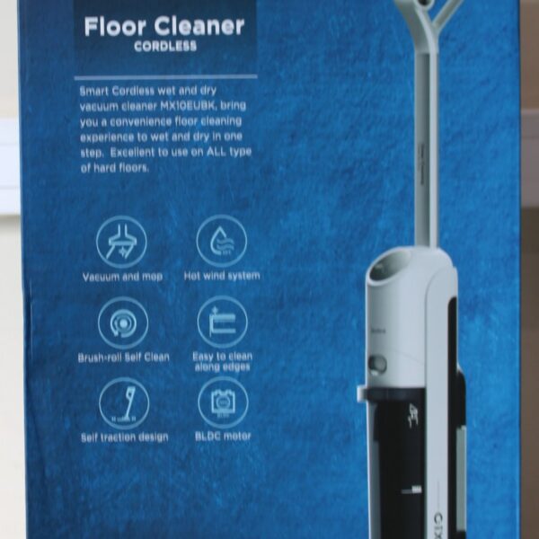 SALE OUT. | Midea Cordless Vacuum Cleaner | X10 Wet and Dry | 220 W | 22.2 V | Operating time (max) 35 min | Black | Warranty 24 month(s) | DAMAGED PACKAGING, USED, DIRTY, SCRATCHED AND WET ITEM. WRONG SN ON PACKAGING