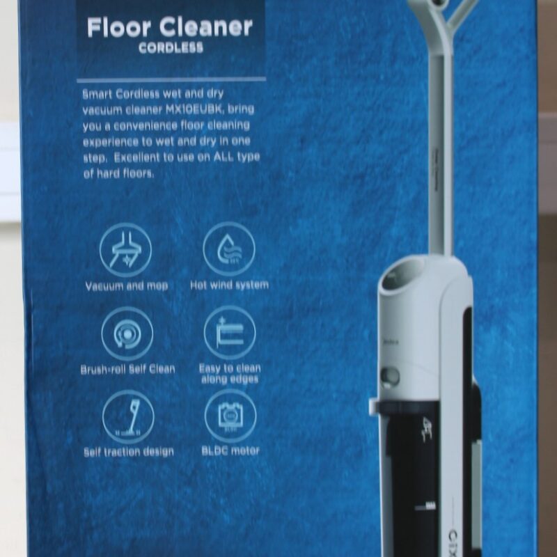 SALE OUT. | Midea Cordless Vacuum Cleaner | X10 Wet and Dry | 220 W | 22.2 V | Operating time (max) 35 min | Black | Warranty 24 month(s) | DAMAGED PACKAGING, USED, DIRTY, SCRATCHED AND WET ITEM. WRONG SN ON PACKAGING