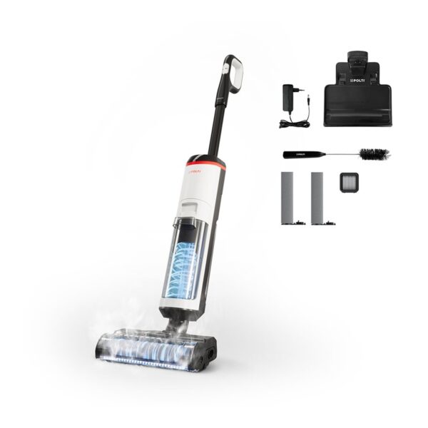 Polti Cordless Steam Cleaner | RollySteam WD30C | Power 450 W | Water tank capacity 0.6 L | White/Black