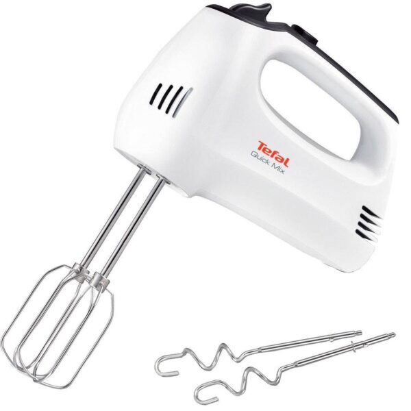 TEFAL Hand mixer | HT3101 QuickMix | Hand Mixer | 300 W | Number of speeds 5 | Turbo mode | White