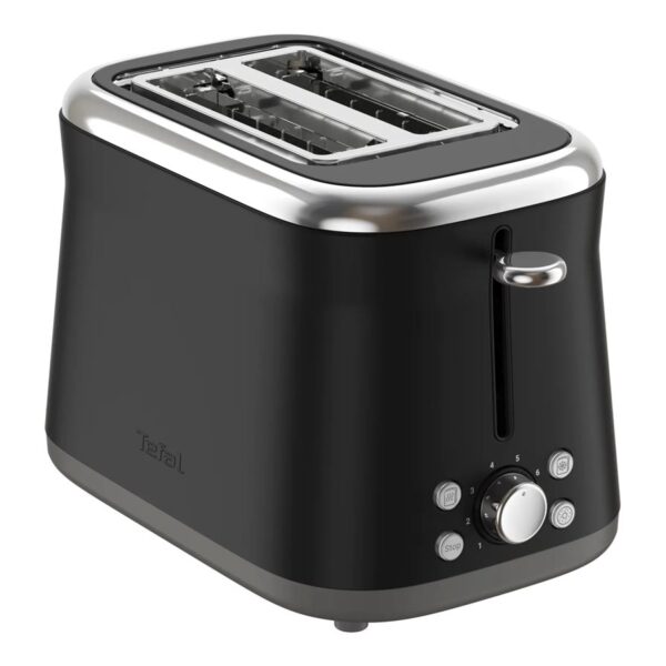 TEFAL Toaster | TT7208E0 Collection Retro | Power 850 W | Number of slots 2 | Housing material Stainless steel | Black