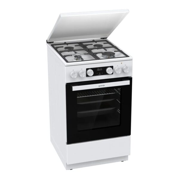 Gorenje GK5C42WF-B | Cooker | Hob type Gas | Oven type Electric | White | Width 50 cm | Grilling | Depth 59.4 cm | 70 L
