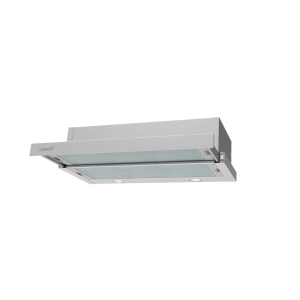 CATA TF-2003 DURALUM 700 | Hood | Telescopic | Energy efficiency class C | Width 70 cm | Mechanical | 390 m³/h | Stainless steel | LED