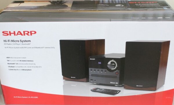 SALE OUT. Sharp XL-B512(BR) Hi-Fi Micro System, CD/FM/USB/Bluetooth v5.0, 45W, Brown | Sharp Hi-Fi Micro System | XL-B512(BR) | Brown | USB port | DAMAGED PACKAGING